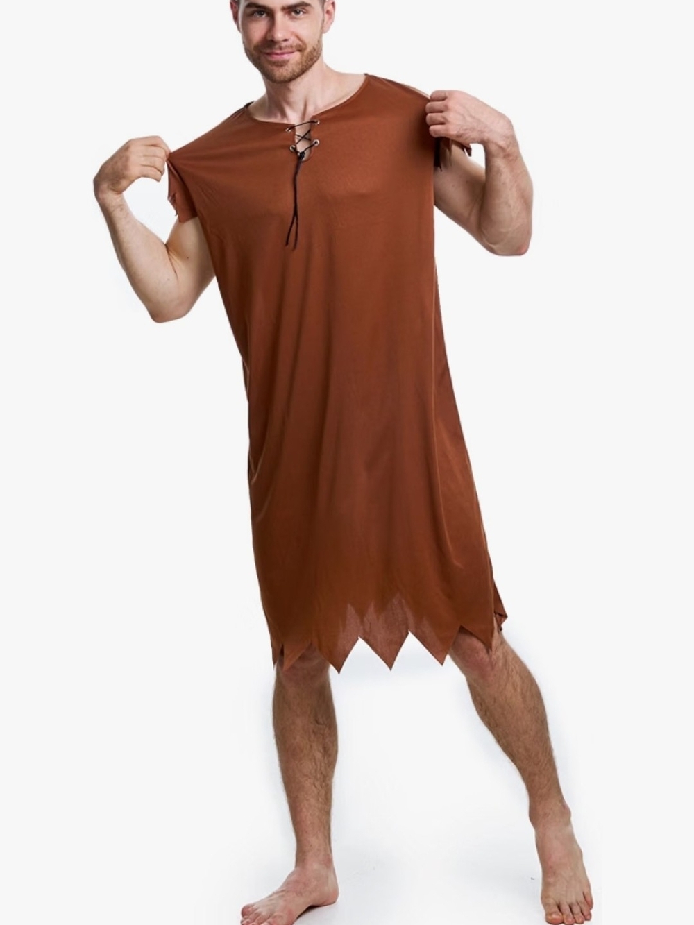 The Flintstones: Barney Rubble Costume for Adults, Men's Costume Mens sz Small - Picture 3 of 3